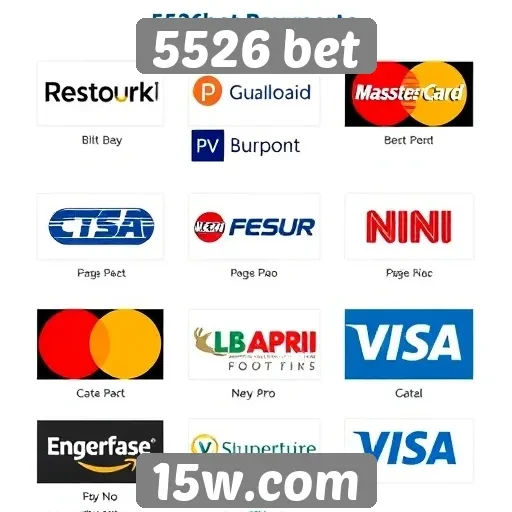 Métodos de pagamento disponíveis no 5526 bet