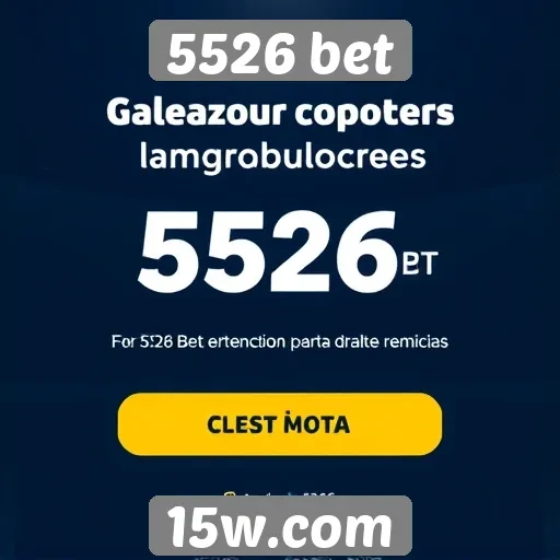 Promoções destacadas para novos usuários do 5526 bet